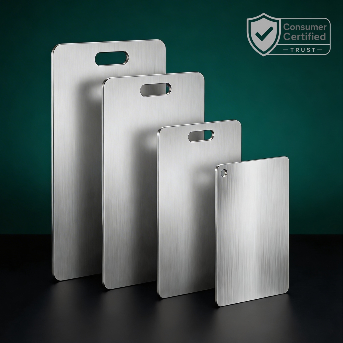 Ultra Thin Stainless Steel Cutting Boards – PFAS Free