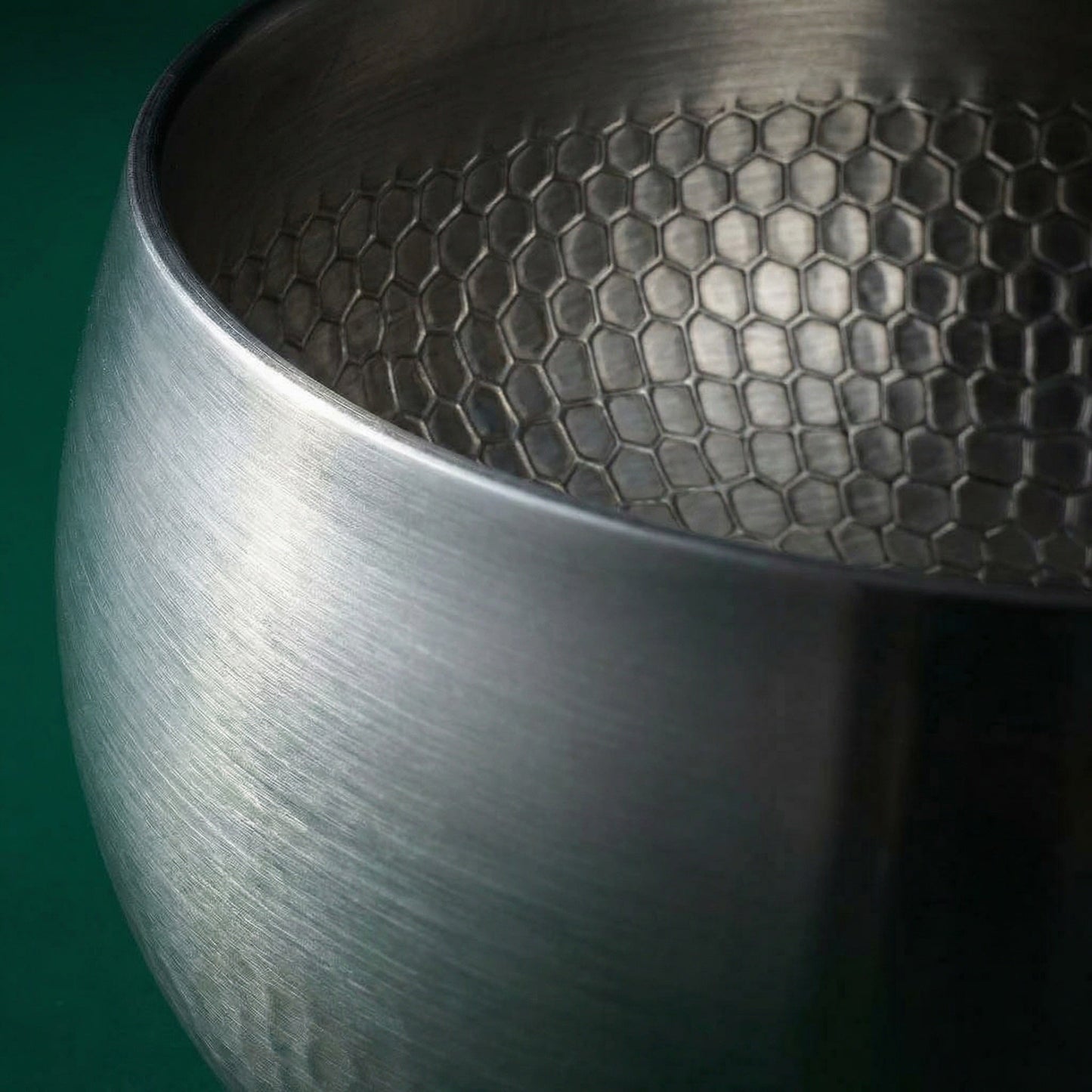Hand-Hammered Deep Titanium Pot 11"