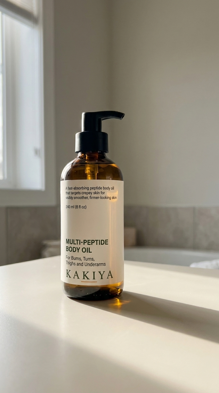 Kakiya oil on counter