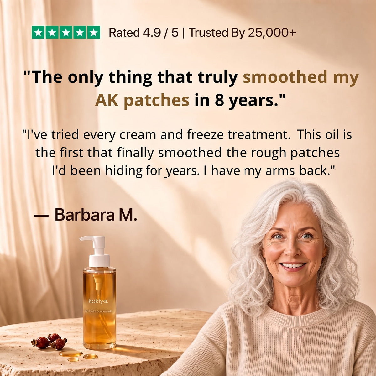 KAKIYA ACTINIC KERATOSIS CORRECTIVE BODY OIL