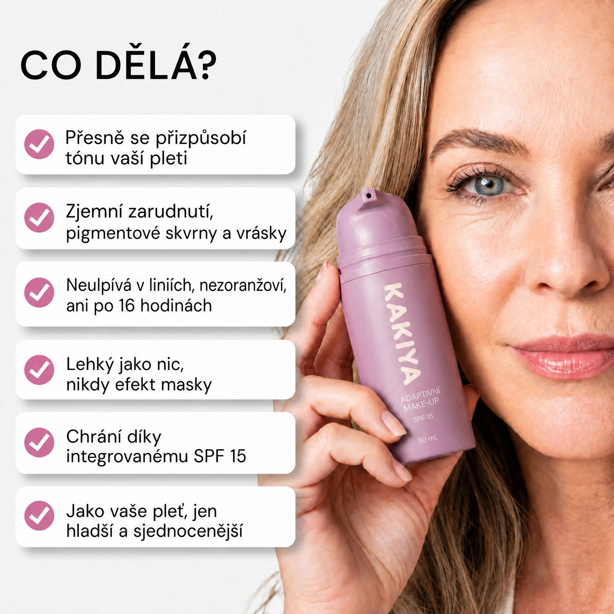 Kakiya adaptivní anti-aging make-up