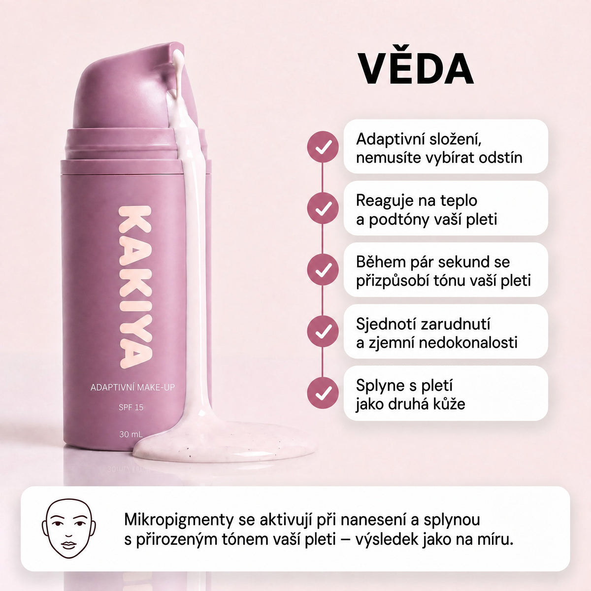 Kakiya adaptivní anti-aging make-up