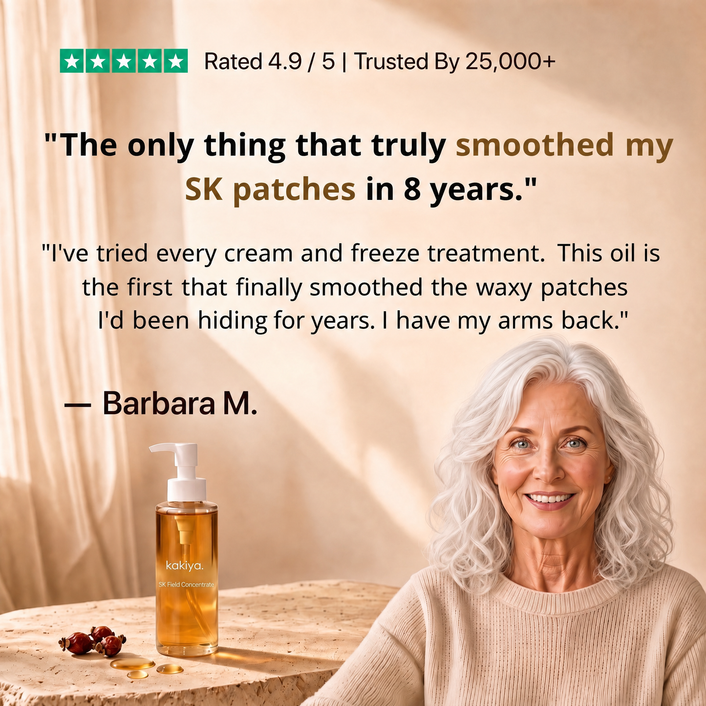 KAKIYA SEBORRHEIC KERATOSIS CORRECTING BODY OIL