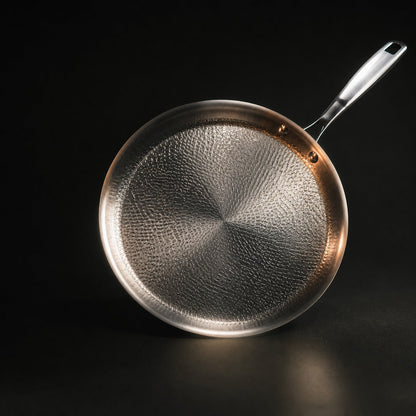 Hand-Hammered Titanium Crêpe Pan 11"