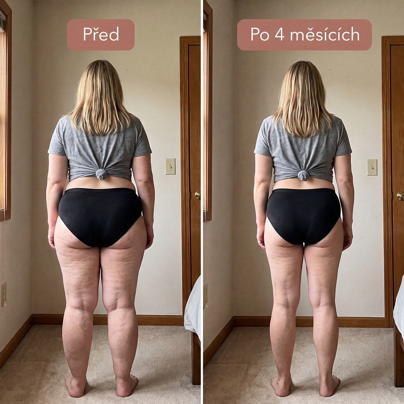 Před / po 4 měsících